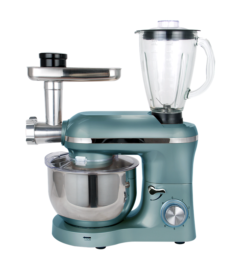 SANLIDA 1500W  3 in 1Function Stand Mixer Powerful Kitchen Food Processor Robot Cuisine Cooks Machine Chef Knead Dough Mixer