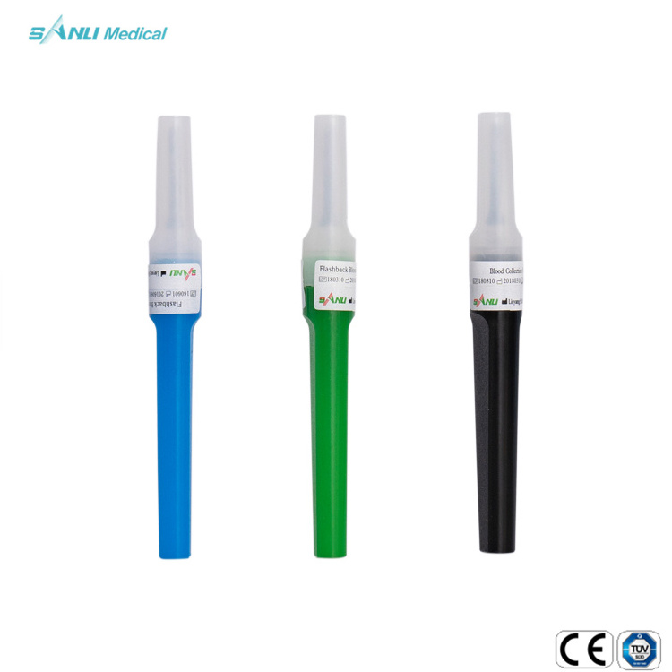 Disposable Medical Needle Visual Flashback Needle Multiple tube vacutainer blood collection consumables 18G to 23G