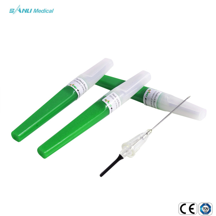 Disposable Medical Needle Visual Flashback Needle Multiple tube vacutainer blood collection consumables 18G to 23G