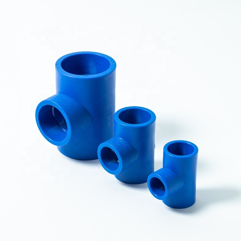 Hot Selling Resistance To Tension Multi-Type Pe Tee Pe Pipe Fitting Reducer Tee For Water Supply