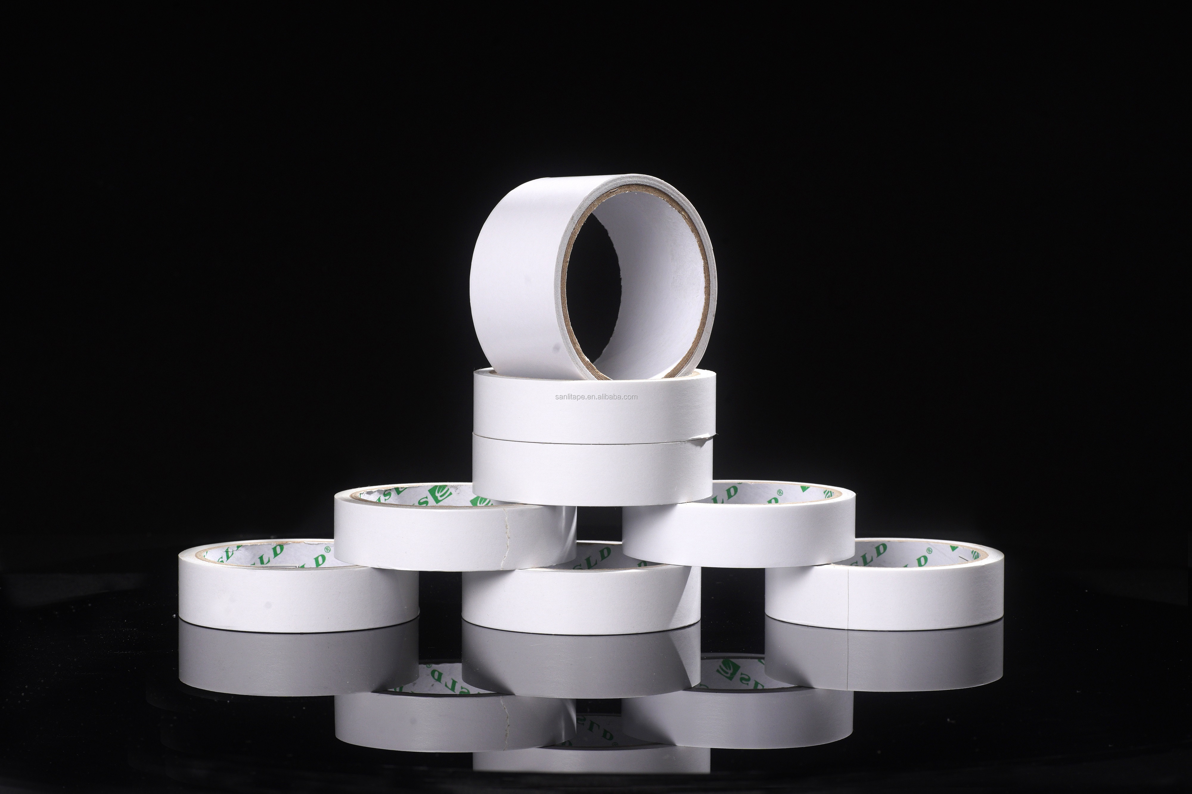 Clear adhesive wide application Double Sided Tissue Tape Slitting or Jumbo Roll Adhesive Double Sided Tissue Tape