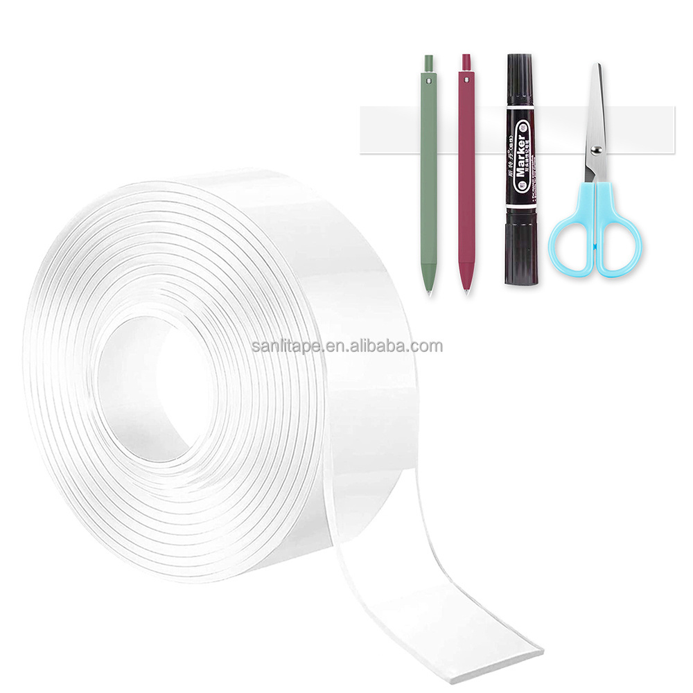 3 Meters 5 Meters Nano Tape Transparent Acrylic Adhesive Double Sided Tape Custom Size For Photo Frame Mounting