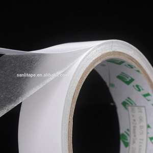 Clear adhesive wide application Double Sided Tissue Tape Slitting or Jumbo Roll Adhesive Double Sided Tissue Tape