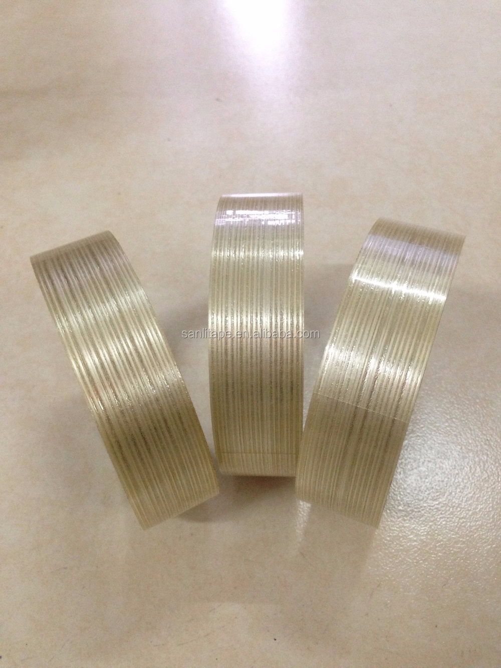 Ceramic Tile Tape Glass Fiber Tape / Filament Tape 70 Degree Resistance