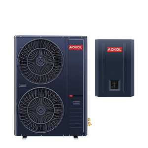 Energy saving A+++ heat pump, AOKOL Factory R32  18kW Split type  Air to Water Heat Pump,Wifi control DC inverter EVI  heat pump