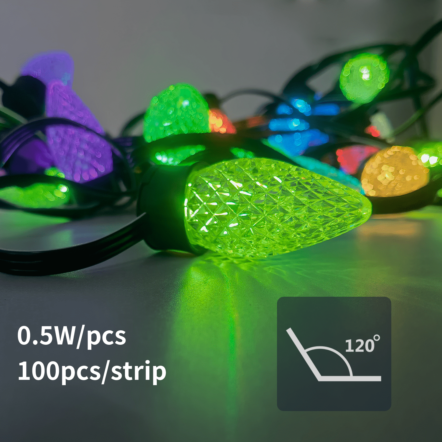 gouly direct marketing holiday light christmas string light sk6812 rgbw c9 led replacement light bulb