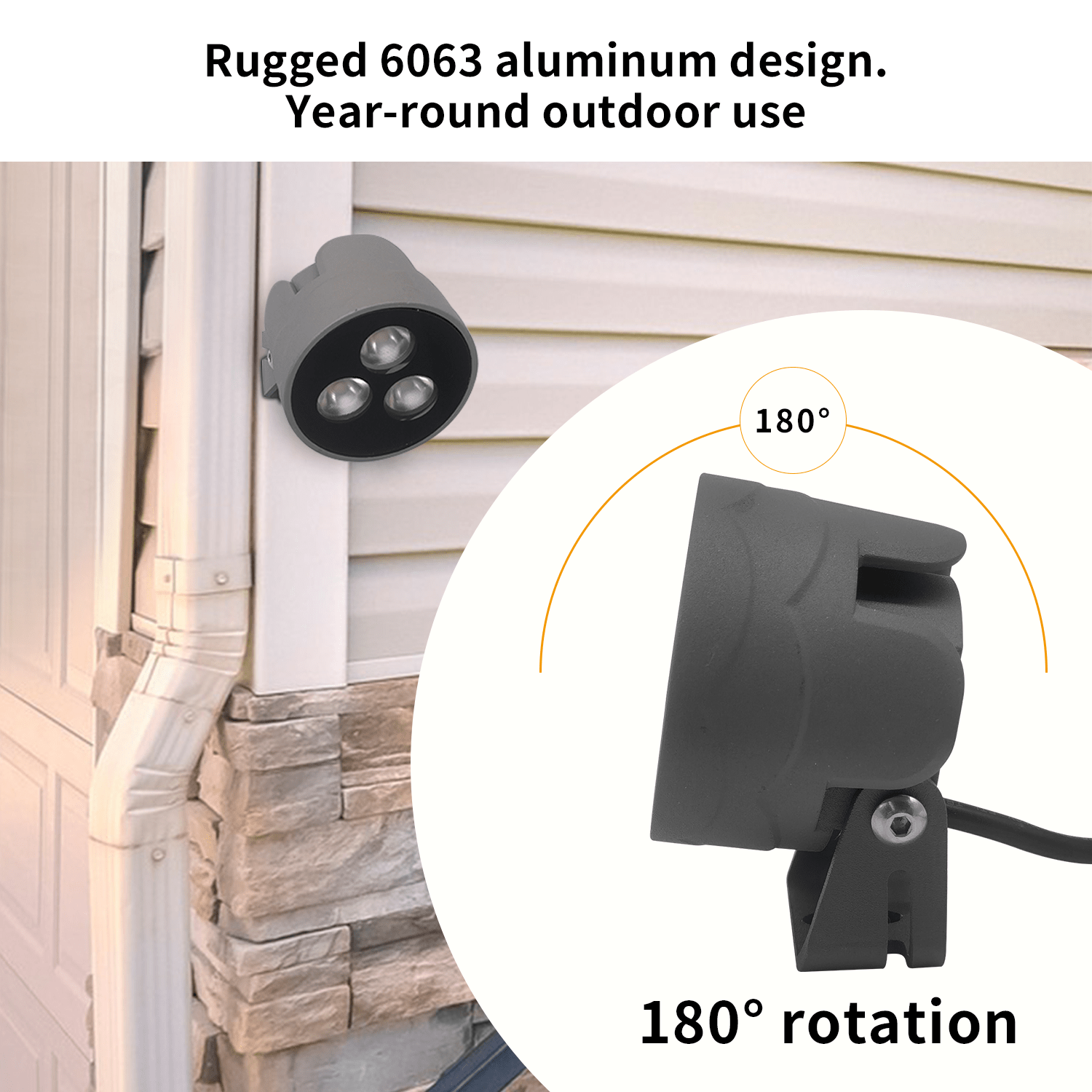 gouly direct sales outdoor upgraded lawn spotlights ucs2904b rgbw chasing color led landscape spot lights