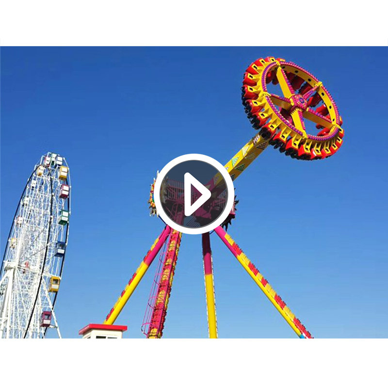 360 Degree Thrill  Theme Park Attraction Swing Hammer Rides Big Funfair Extreme Amusement Rides Pendulum Rides For Sale