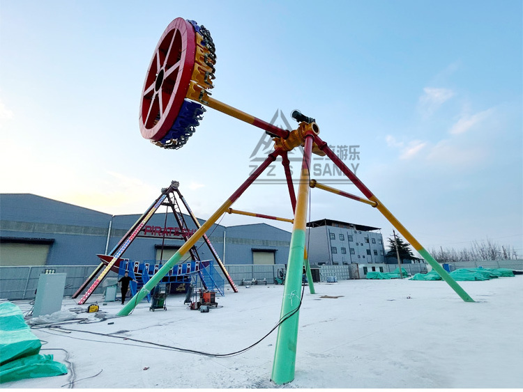 360 Degree Thrill  Theme Park Attraction Swing Hammer Rides Big Funfair Extreme Amusement Rides Pendulum Rides For Sale