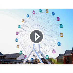 CE Certification Sanly Theme Park Playground Attraction Popular Game Sightseeing Large Giant 38m Ferris Wheel Manufacturer