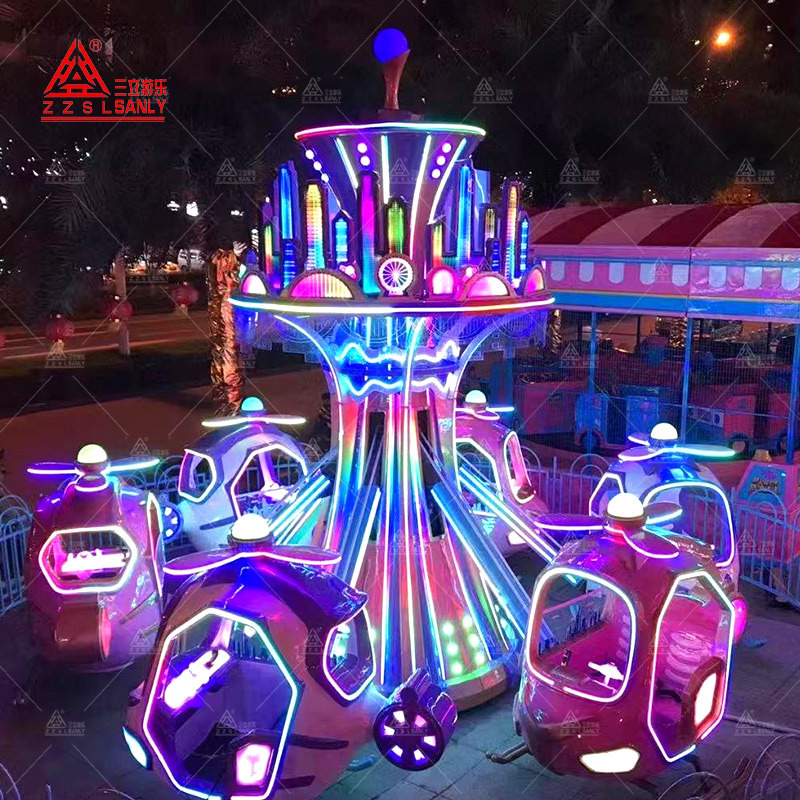 2024 New Design Rotating Ride Amusement Rides Theme Park Self Control Plane Kids Swing Children Self Control Plane For Sale