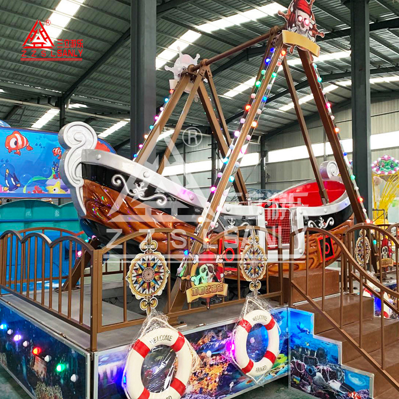 CE Certified Fairground Attraction Amusement Carnival Luna Park Rides Outdoor Kids Mini Swing Boat Viking Pirate Ships For Sale