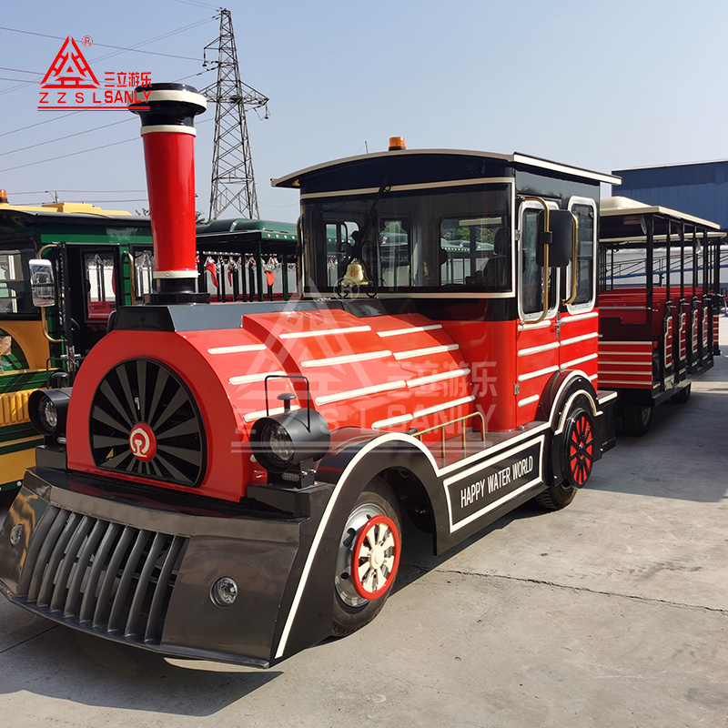 Diesel Locomotive Engine Street Legal Amusement Park Electric Sightseeing 27 42 72 Dotto Road Tourist Trackless Train For Sale