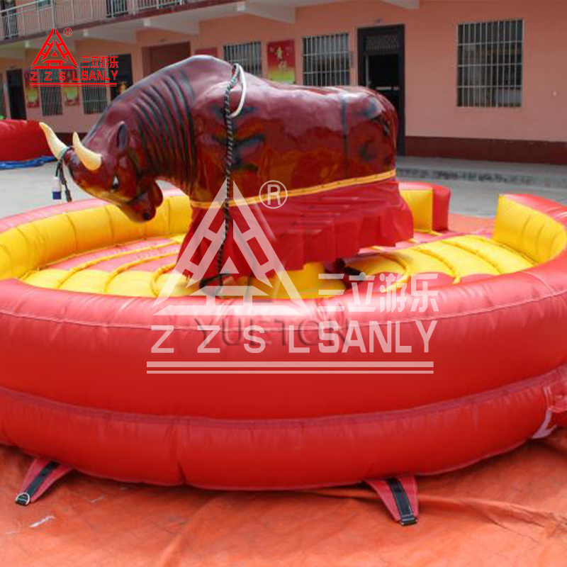 Inflatable Electric Rodeo Bull Custom Bull Games Amusement Park Equipment Mechanical Riding Bull For Sale