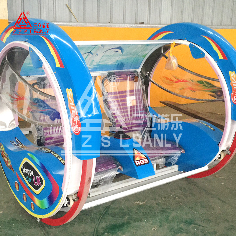 Popular Outdoor/Indoor Happy Balance Car Amusement Park 360 Rolling Electric Kids Car  Le Bar Car For Sale