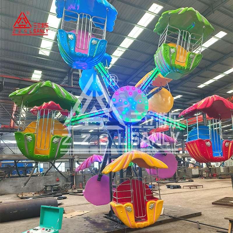 Double Side Carnival Games Children Fun Rides Mini Double Side 20 Seats Ferris Wheel Rides For Sale