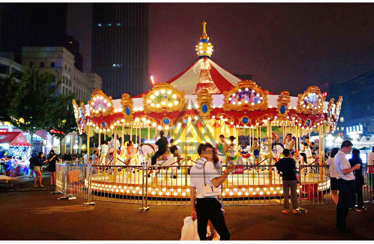 36 Seats Chinese Carousel China Fairground Carusel Amusement Park Rides Manege Large Carrusel Horse Merry Go Round Carousel