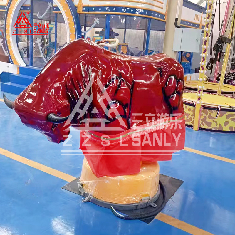 Inflatable Electric Rodeo Bull Custom Bull Games Amusement Park Equipment Mechanical Riding Bull For Sale