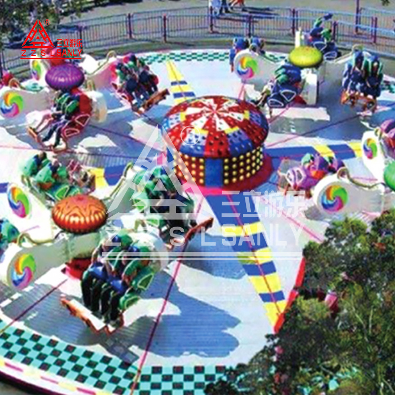 Buy Outdoor Lunapark Amusement Park Fun Fair Fairground Funfair Carousel Rotating Crazy Breakdance Break Dance Ride For Sale