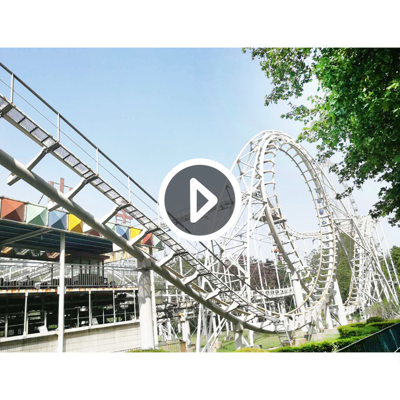 High Quality Theme Park Attraction Extreme Thrill 3 4 5 6 Loop Large Scale Amusement Park Rides Roller Coaster For Sale