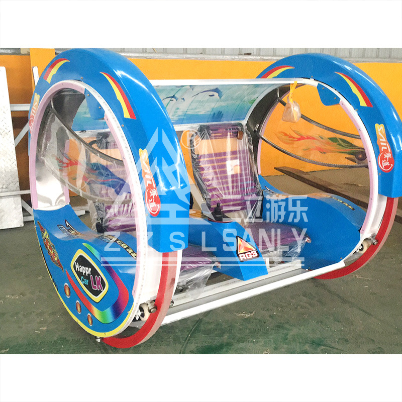 Popular Outdoor/Indoor Happy Balance Car Amusement Park 360 Rolling Electric Kids Car  Le Bar Car For Sale