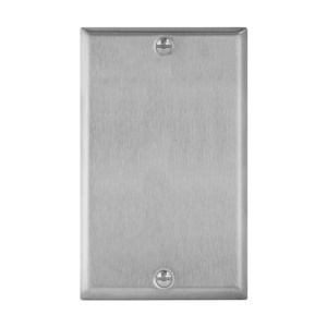 Decorator Metal Wall Plate Impact Resistant Metal Outlet Receptacle/Light Switch Cover Modern Upgrade Stainless Steel