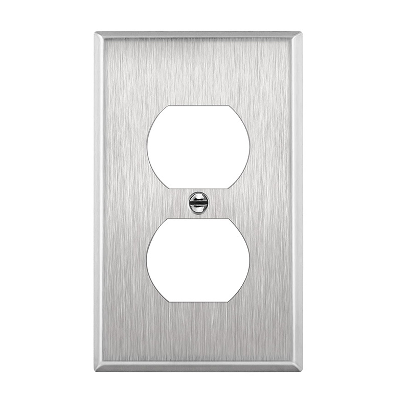 1 Gang Wall Decorative Switch plates Wall plates Stainless Steel Rocker Switch GFCI Outlet Cover