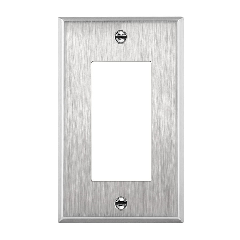 1 Gang Wall Decorative Switch plates Wall plates Stainless Steel Rocker Switch GFCI Outlet Cover