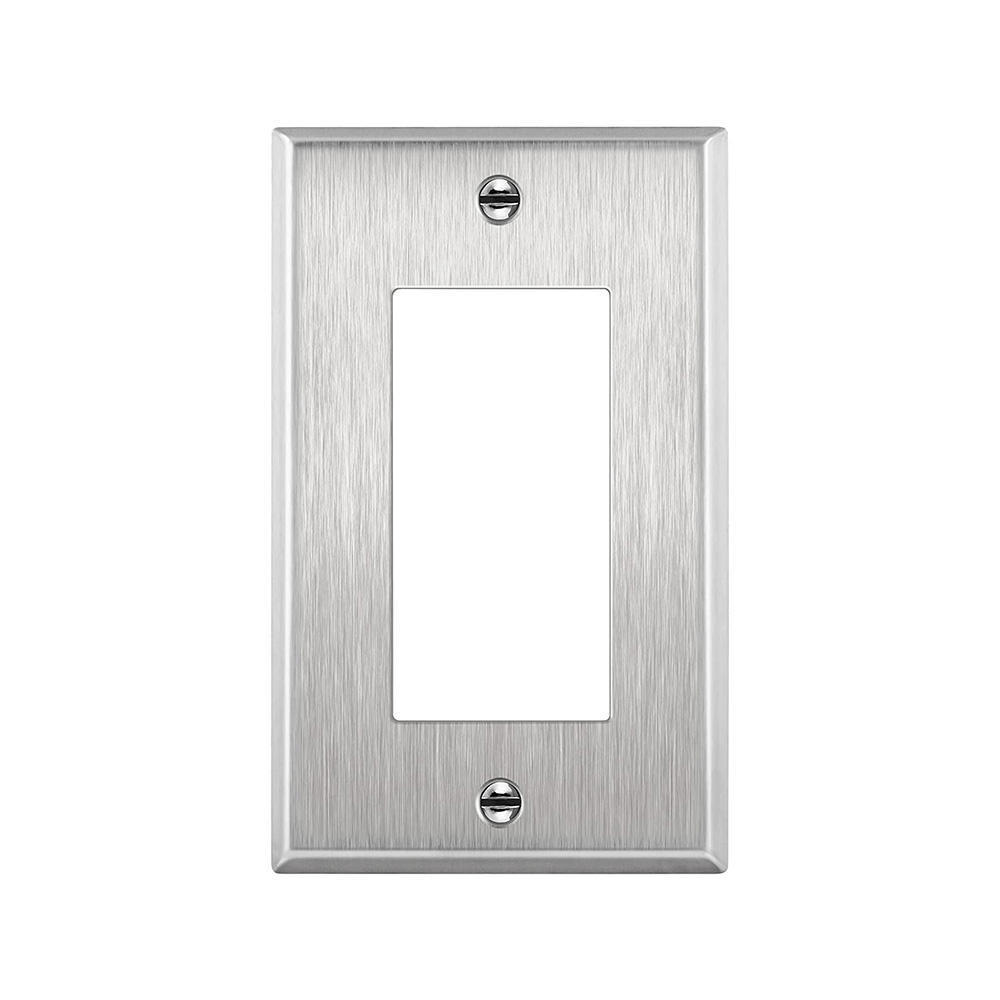 1 Gang Wall Decorative Switch plates Wall plates Stainless Steel Rocker Switch GFCI Outlet Cover