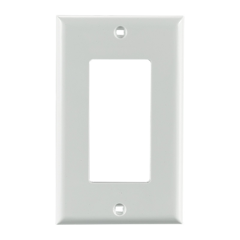 USA 1 Gang Single Plastic Decorative GFCI Receptacle Faceplate Electric Plain Material Toggle Light Switch Wall Plate Cover