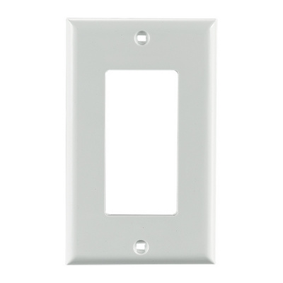 USA 1 Gang Single Plastic Decorative GFCI Receptacle Faceplate Electric Plain Material Toggle Light Switch Wall Plate Cover