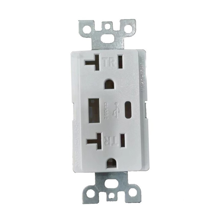 2022 Hotsale Smart Duplex 3.6A 5VDC USB Type A Wifi Multi Functional Wall Outlet TR Socket Receptacle USB Wifi Wireless Socket