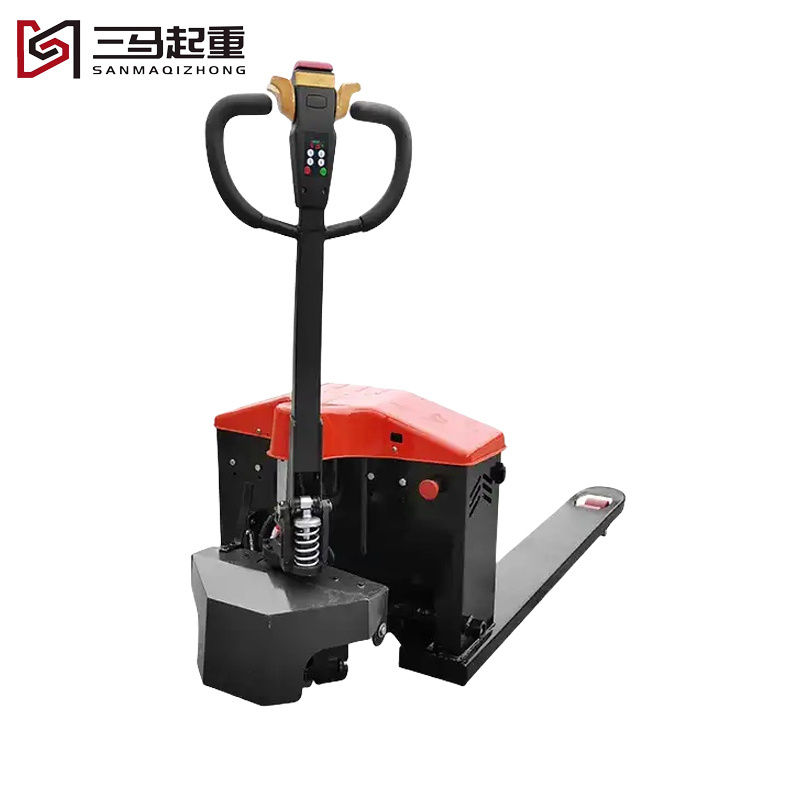 3 ton off road solid rubber wheel fast charging Lithium battery electric pallet truck