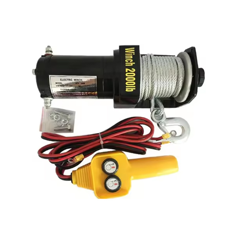 12000lbs ATV UTV Mini 24v Electric Winch with Synthetic Rope