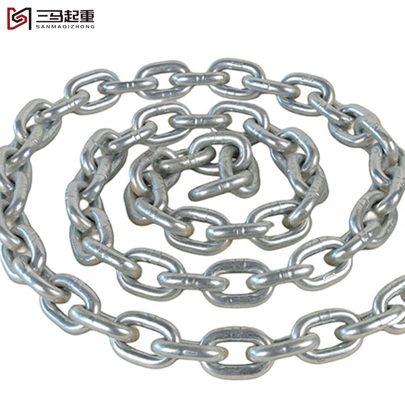 High quality heavy duty short link G80 G100 alloy steel black load chain 6mm-100mm