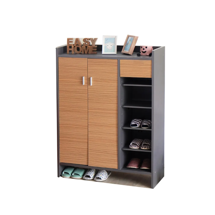 Large Capacity Freestanding Shoe Rack Cabinet Storage Organizer with Drawer