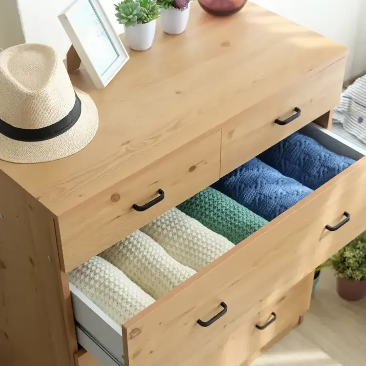 Large Capacity 5-Drawers Chest with Spacious Closet Storage Drawers