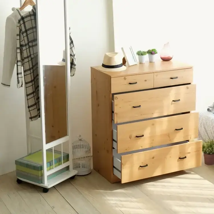 Large Capacity 5-Drawers Chest with Spacious Closet Storage Drawers