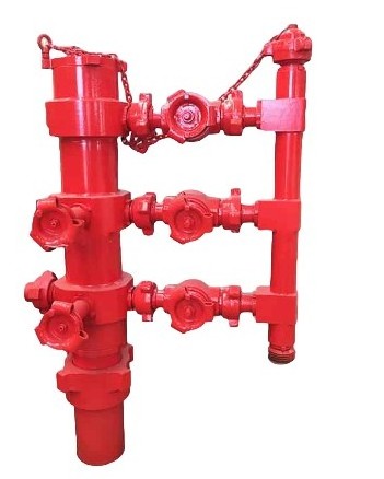 Oil well cementing tool cement head