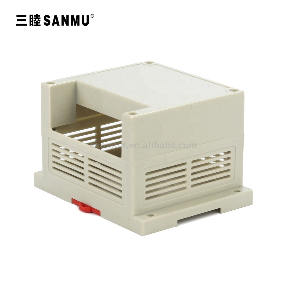 SM3-03:115*90*72MM  Plastic enclosure for power supply ABS PLC din rail industrial control enclosure