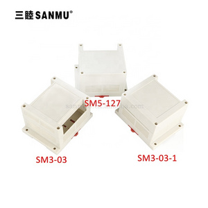 SM3-03:115*90*72MM  Plastic enclosure for power supply ABS PLC din rail industrial control enclosure