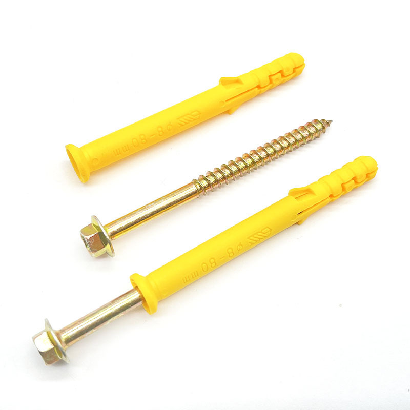 Hot sale hex head plastic expansion bolt hexagon  Drywall Anchor Kit