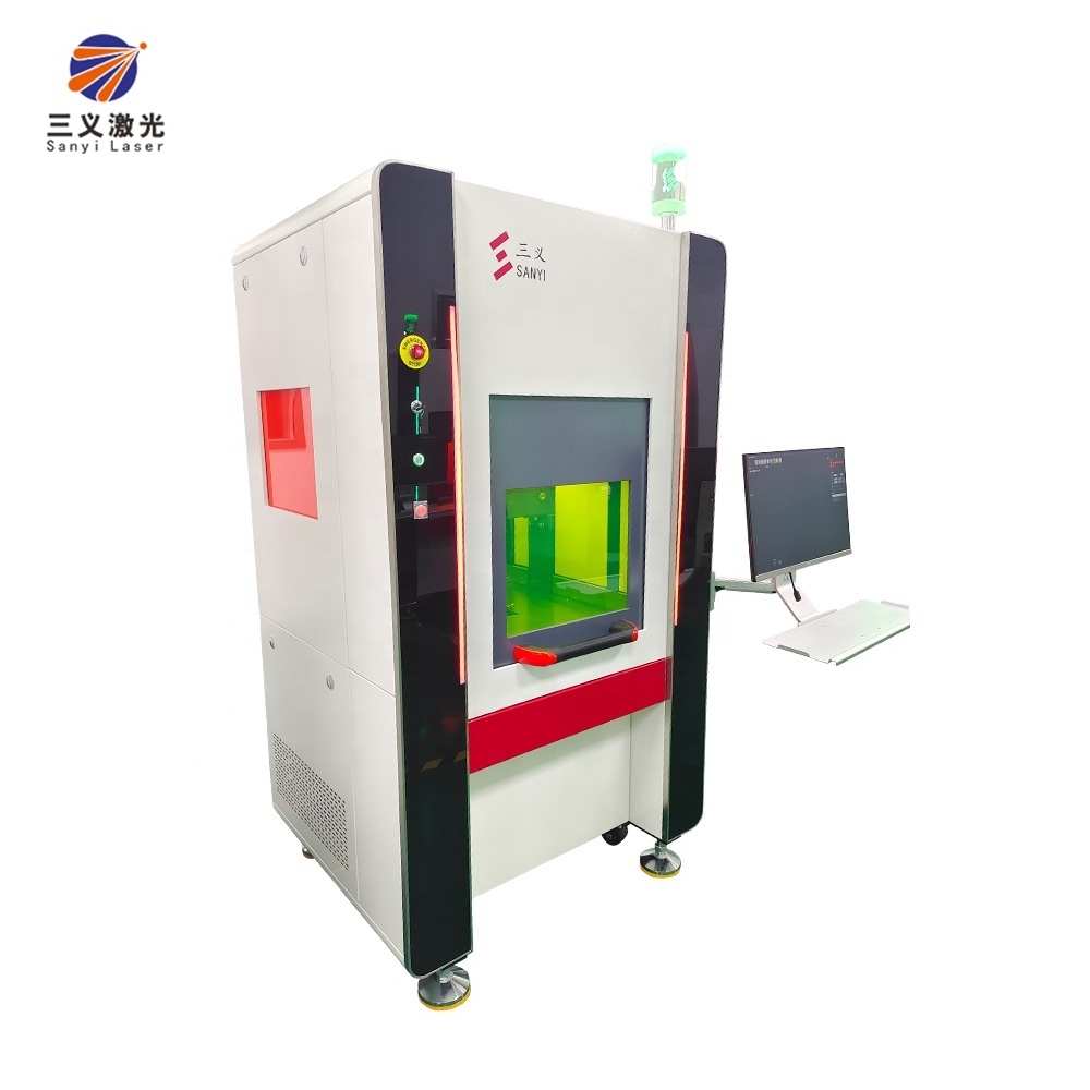 Sanyi Low Power Air Cooling Durable Diamond Gemstone Cut Sawing Equipment Infrared Laser Diamond Cutting Machine