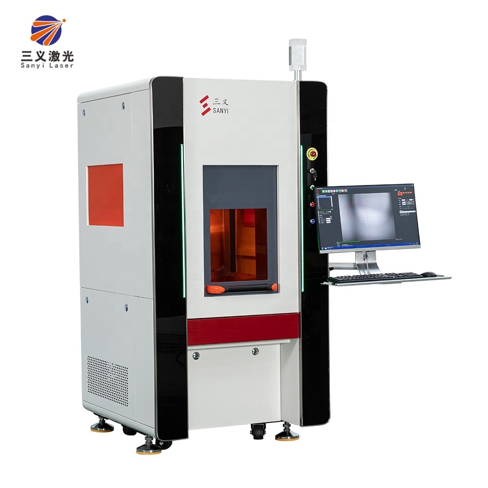 Sanyi High Quality Water Cooling 532Nm Green Laser Cvd Diamond Sawing Laser Glass Drilling Machine