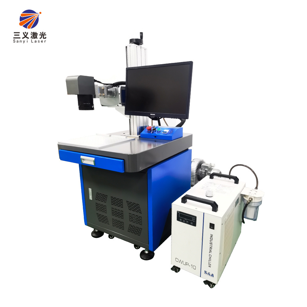 SANYI Low Cut-Crack Risk User Friendly Industrial Handy High Precision Diamond Laser Engraving Marking Machine