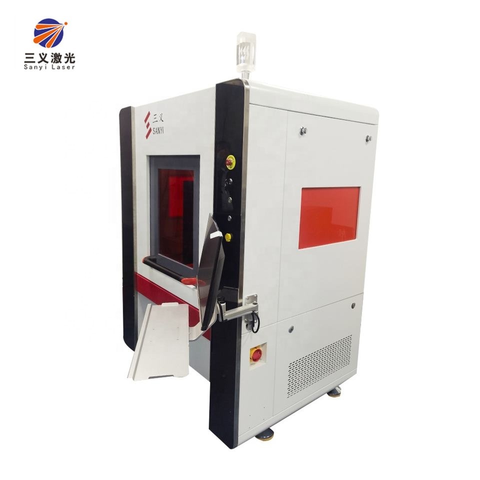 Sanyi Trade Deep Marking Low Power 355Nm Uv Water Cooling Cutting Shaping Diamond Laser Machine