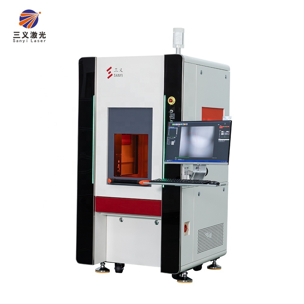 Sanyi High Quality Water Cooling 532Nm Green Laser Cvd Diamond Sawing Laser Glass Drilling Machine