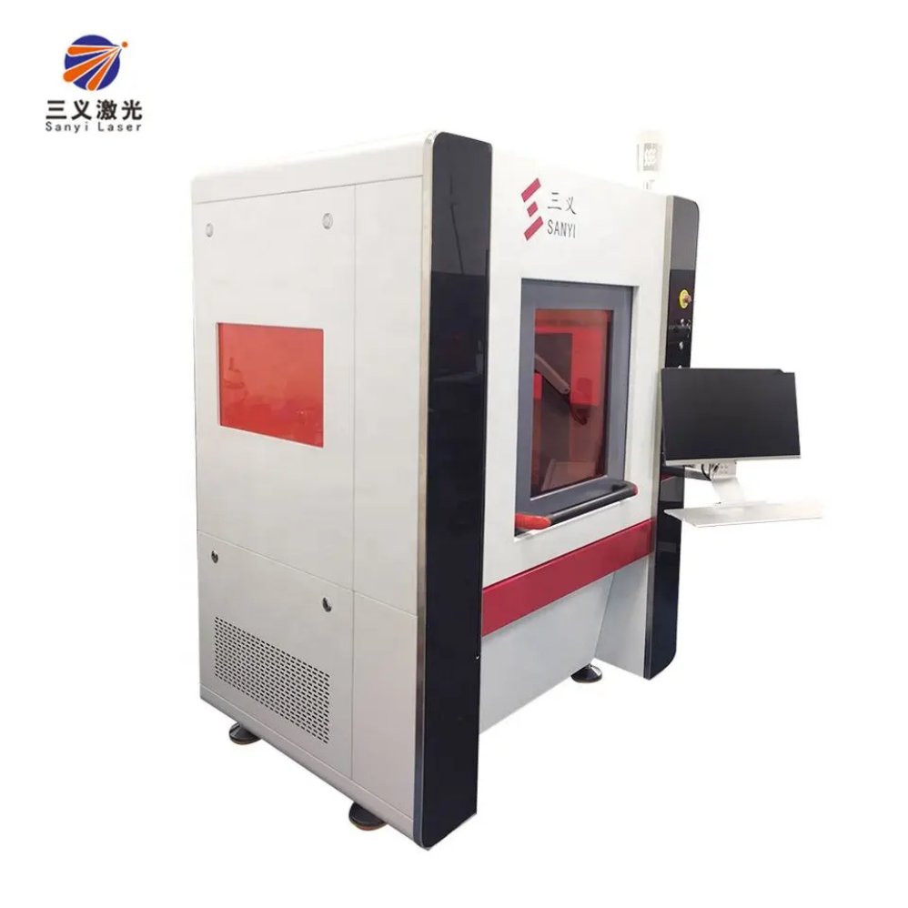 SANYI Large Size Rare Rough Diamond Cvd Plates Gem Stone Uv Cold Laser Diamond Engraving Cutting Machine