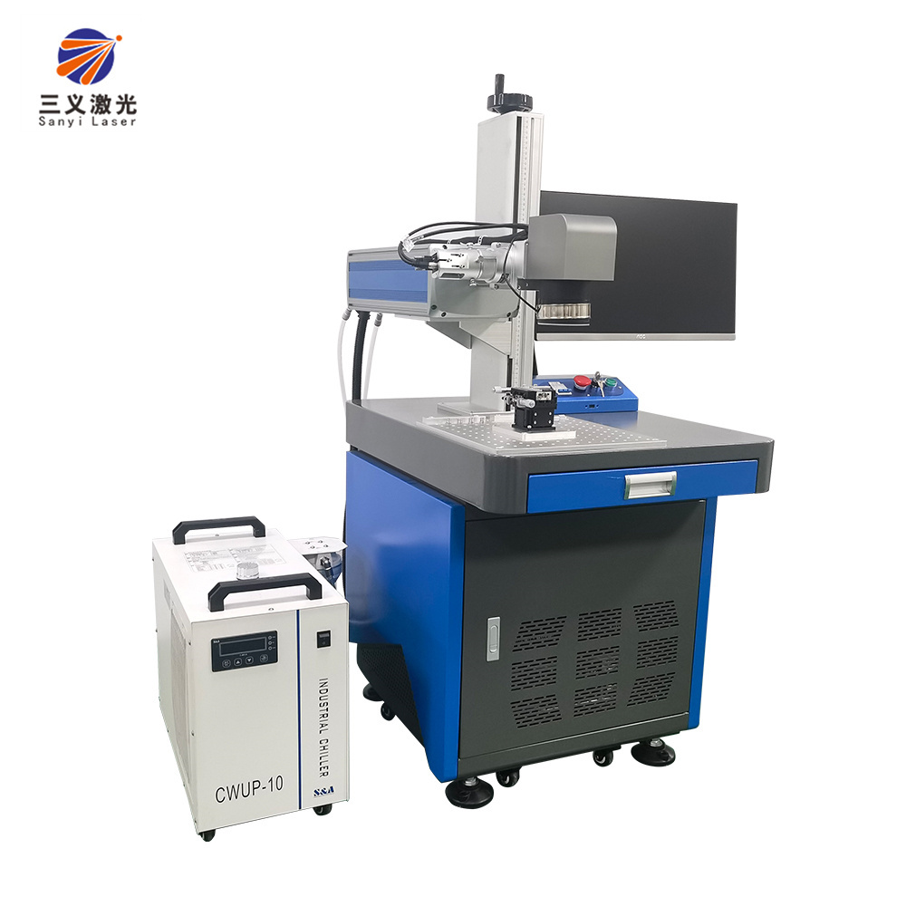 SANYI Low Cut-Crack Risk User Friendly Industrial Handy High Precision Diamond Laser Engraving Marking Machine