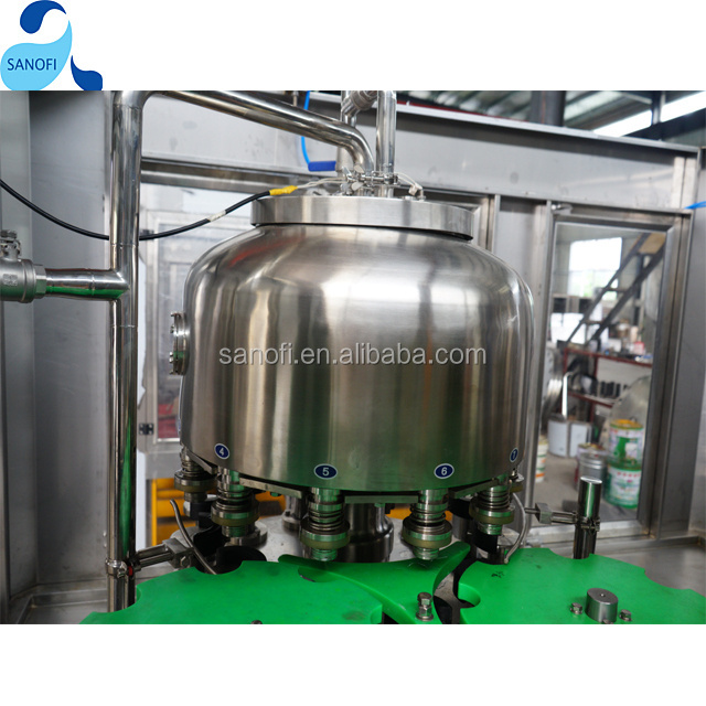 Red Bull Energy Drink Cans Filling Machine / Energy Drink Making Machine